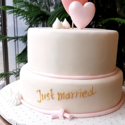 Сватбена торта Just married 241